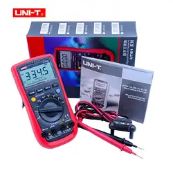 Цифровой мультиметр UNI-T UT61A Высокая надежность профессиональные электрические портативный тестер CD Подсветка и удержания данных Multitester