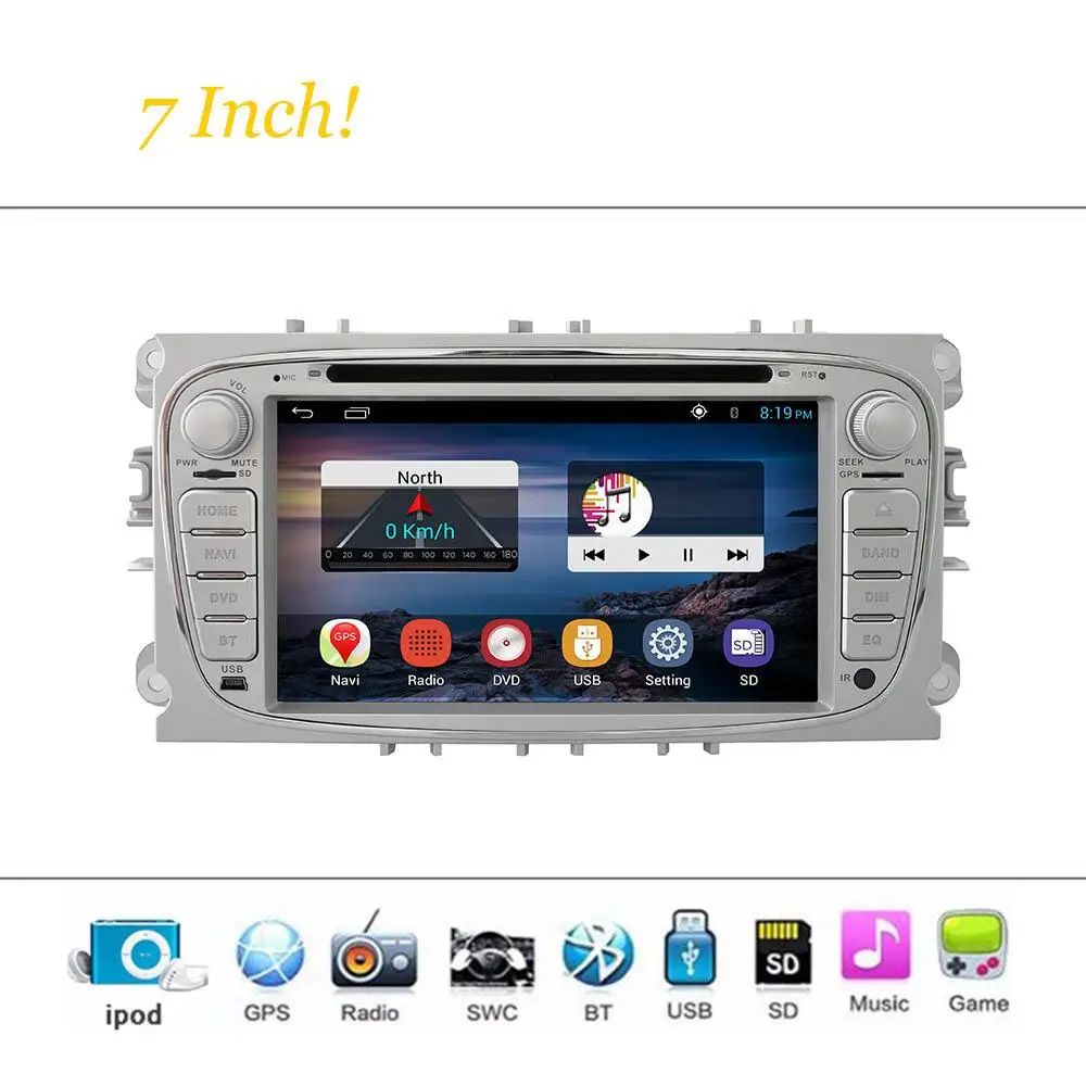 Best 6.2" Car DVD player with GPS(opt),audio Radio stereo,BT/TV,Canbus for FORD Mondeo/Tourneo/Transit Connect/S-MAX 2008 2009 2010 1