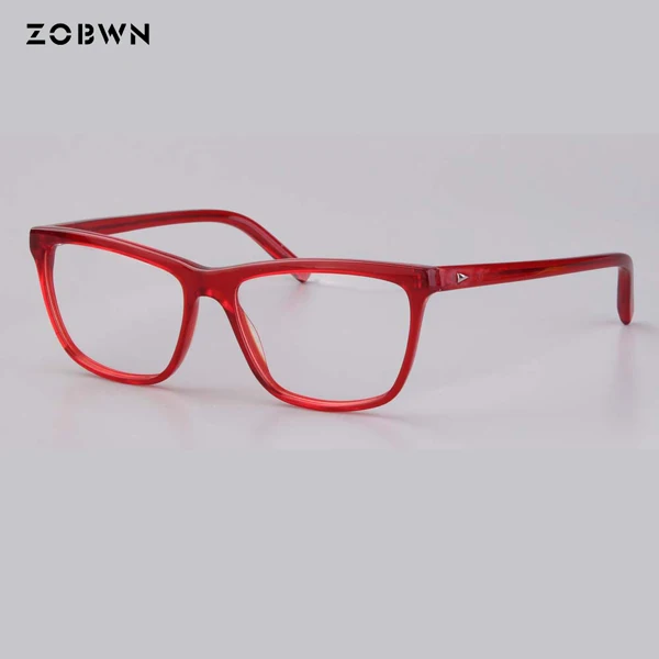 Модные фирменные дизайнерские женские очки для близорукости, пресбиопии, женские очки oculos de grau feminino, красный цвет, квадратный компьютер - Цвет оправы: 1145 C8 RED