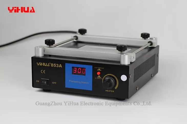 YIHUA 853A паяльная станция высокой мощности ESD BGA паяльная станция PCB предварительного нагрева и распайки ИК станция предварительного нагрева 110 В 220 В