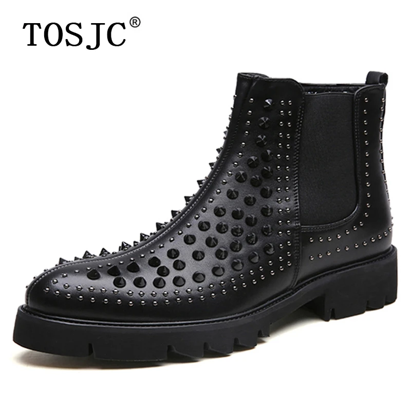 diamond chelsea boots