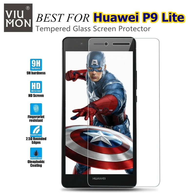 

Premium Tempered Glass For Huawei P9 Lite Screen Protector 2.5D 9H Toughened Protective Film For Huawei P9Lite G9 Screen Cover