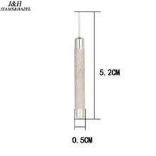 JH Мини Серебряный ремонт часов набор инструментов часы браслет устройство для удаления звеньев тон отвертка набор с бесплатным 5 шт. режущие головки