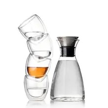 200 мл/250 мл/450 мл двухстенное боросиликатное стекло Термостойкое стекло кофейная чашка взрывозащищенное стекло с мультяшным пакином