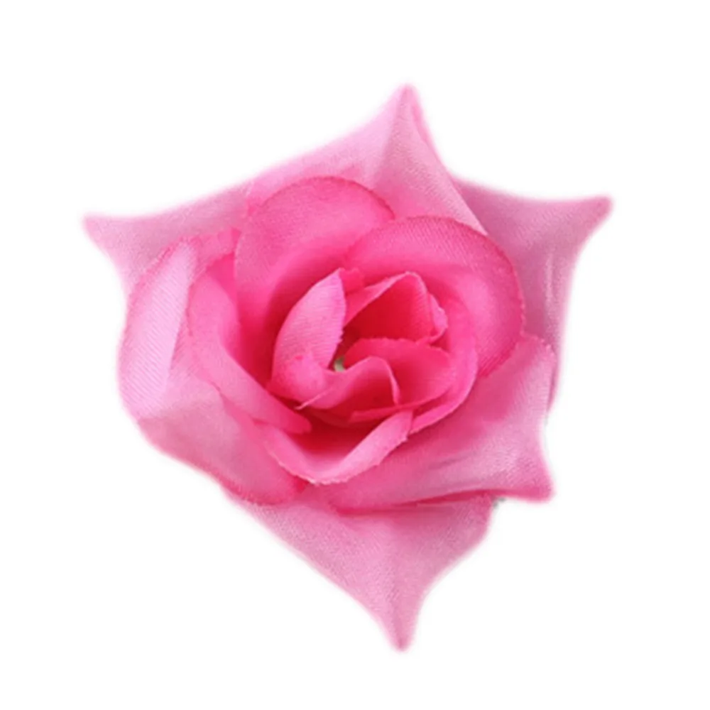 50 Pcs Various Artificial Silk Fake Rose Flower Heads Bulk Blossom Party Decor