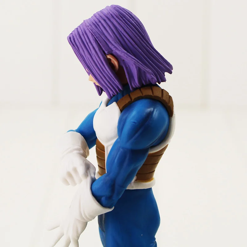 18 см Dragon Ball Z фигурка trunks игрушка Future trunks трусы с боевой костюм перчатки Аниме Драконий жемчуг зет модель куклы с основанием