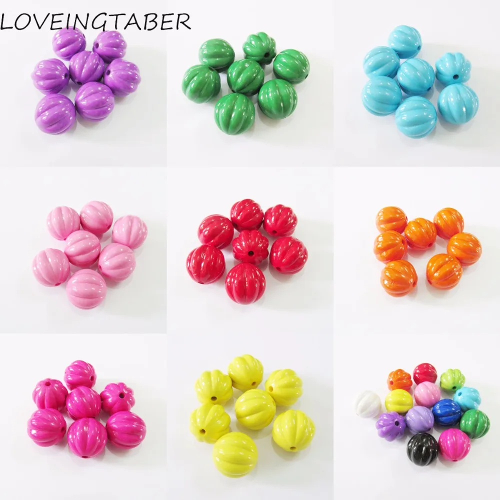 

(Choose Color First) Newest ! 20mm 115pcs/lot Acrylic Solid Watermelon Beads
