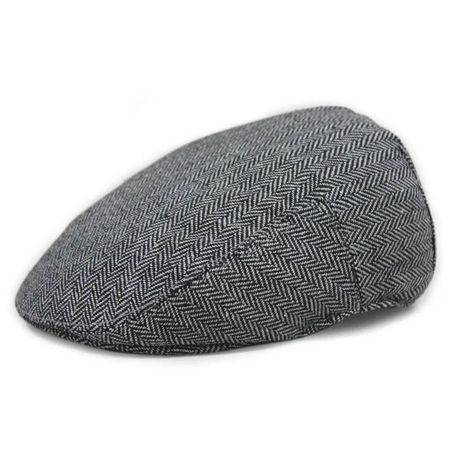 Buy SHOWERSMILE Brand Herringbone Flat Cap French Hats
