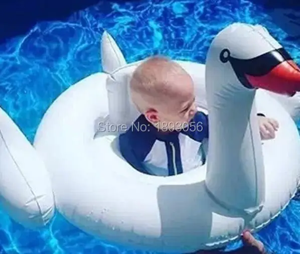 white swan   baby seat ring