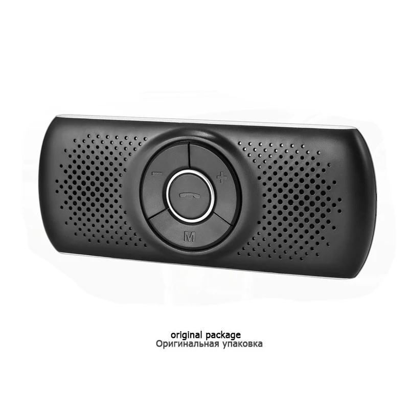 ANLUD солнцезащитный козырек Bluetooth автомобильный комплект громкой связи аудио музыкальный передатчик плеер многофункциональный автомобильный Громкая связь подключение с 2 телефонами - Название цвета: Handsfree
