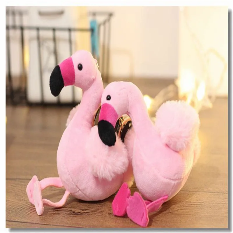 fluffy flamingo toy