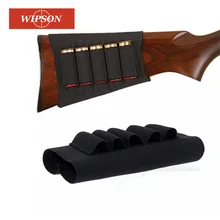 WIPSON страйкбольная винтовка охотничья тактическая стрелковая пушка Чехлы 5 прикладочных картриджей оболочка держатель эластичная тканевая сумка-переноска сумка