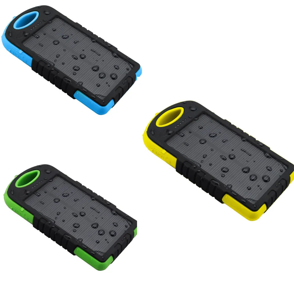 bilder für Bluleki Solarstrom-ladegerät Dual USB Power 8000 mAh Externe Batterie Tragbaren Externen Bateria Ladegerät für alle handys bilder für Bluleki Solarstrom-ladegerät Dual USB Power 8000 mAh Externe Batterie Tragbaren Externen Bateria Ladegerät für alle handys