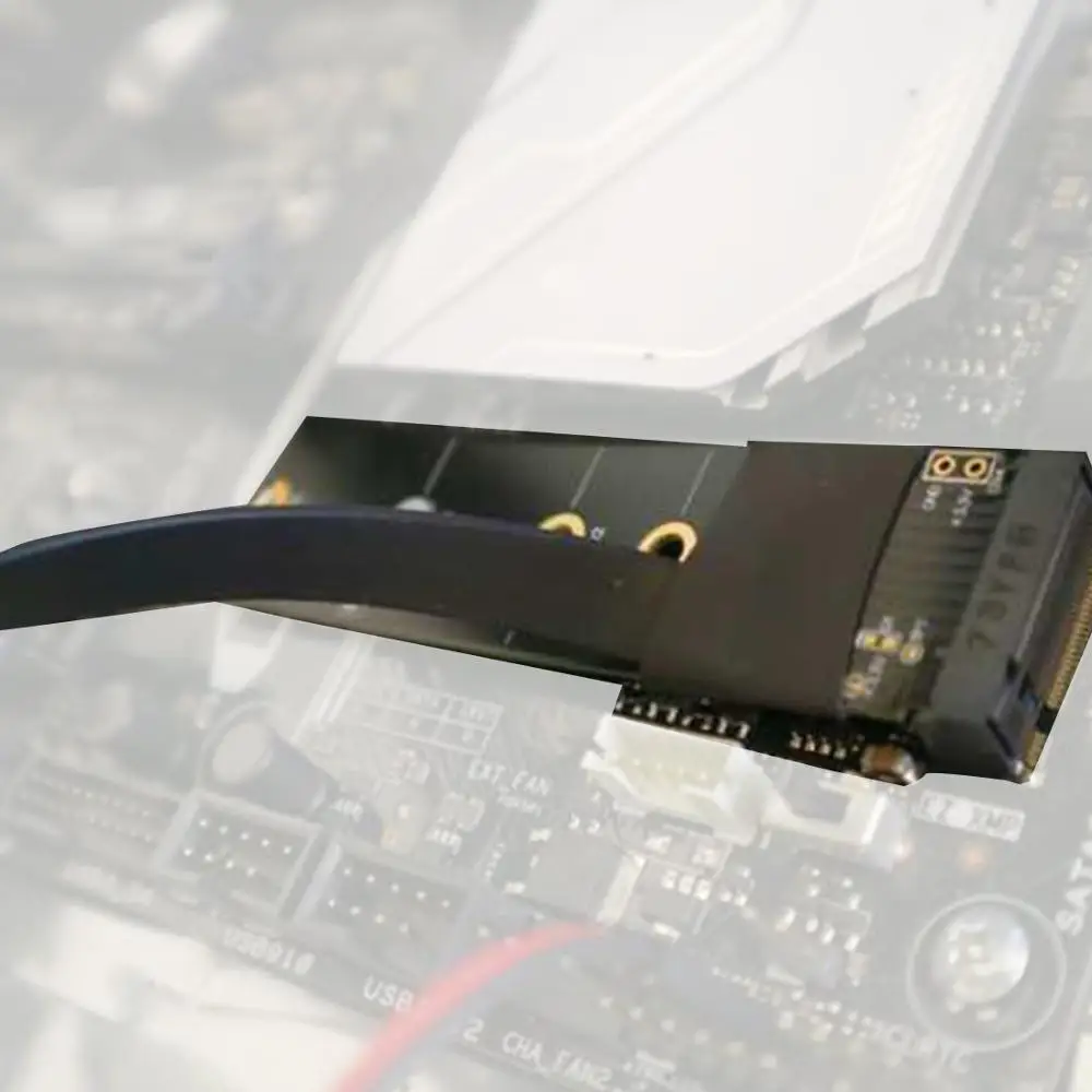 M.2 к удлинительному кабелю PCIe 16x поддержка X11050ti 1060ti 1080ti RX580 Riser Card x16 PCI e для NVIDIA AMD A N