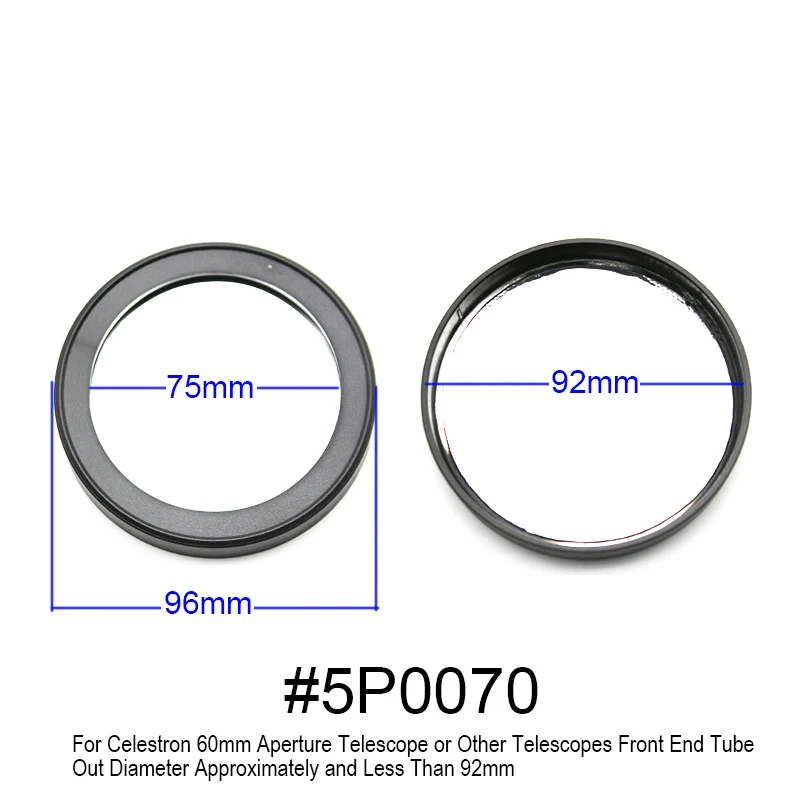 Datyson 60 мм-110 мм солнечный фильтр Bader Планетарная пленка 5,0 Солнцезащитная мембрана объектив для телескопа 60AZ 70EQ 80EQ 90EQ 90AZ - Цвет: 5P0070