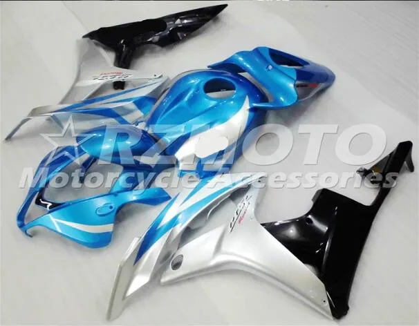 

ACE KITS New ABS Injection Fairings Kit Fit For HONDA CBR600F5 2007 2008 CBR600F5 07 08 White Blue Black F90