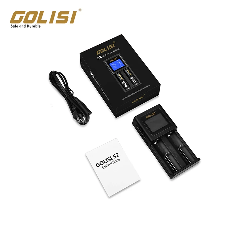 Оригинальное умное зарядное устройство Golisi s2 с высоковидимым ЖК дисплеем HD для