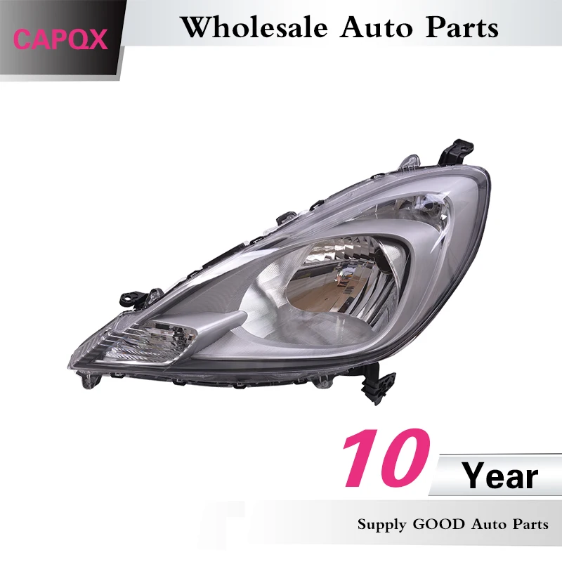 

CAPQX For FIT JAZZ GE6 GE8 2012 2013 Right & Left side High quality Replacement front head light lamp headlight 33100-TF0-H51