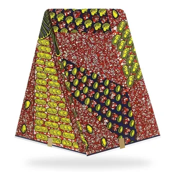 

Veritable Wax Veritable Guaranteed Real Pagne Wax High Quality Pagne Real Wax Tissus 6yards African Ankara Sewing Fabric
