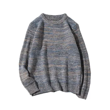 

Clothing Men 2017 Fashion Sweater Solid Color Slim Fit Casual Pullover Men Sweaters Knitting Mens 5XL