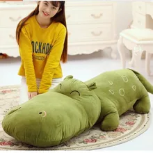 Огромный Прекрасный бегемотик Плюшевая Кукла мультфильм кукла бегемотик подарок игрушка около 140 см зеленый