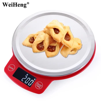 

5000g /1g Digital Kitchen scales Stainless steel electronic cooking food Postal Balance 5kg weighing weight scale
