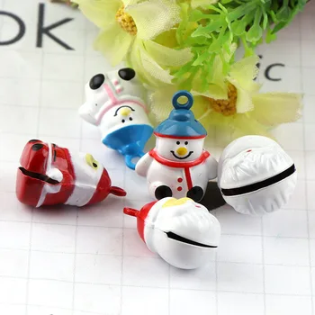 

2PC MIX Santa Claus Jingle Bells Loose Beads Festival PartyDecoration/Christmas Decorations/Pet Bell/DIY Crafts Accessories