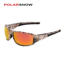 POLARSNOW, брендовые поляризованные солнцезащитные очки, камуфляжная оправа, спортивные солнцезащитные очки, очки для рыбалки, Oculos De Sol Masculino