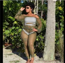 Elegant Jumpsuit Lace Top Polyester Regular Enteritos Mujer 2016 Of Europe And The New Sexy Hollow-out Jumpsuits Beach Blouse