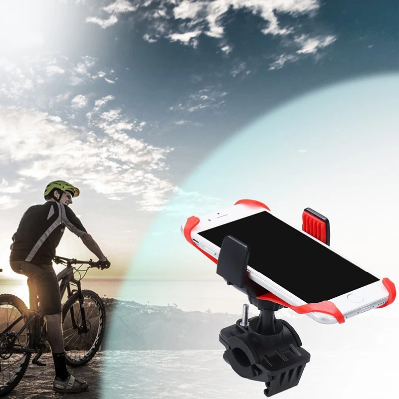 Велоспорт мобильной навигации прочный Поддержка Универсальный высокопрочного стрейч силиконовые Велосипедный спорт ручка телефон