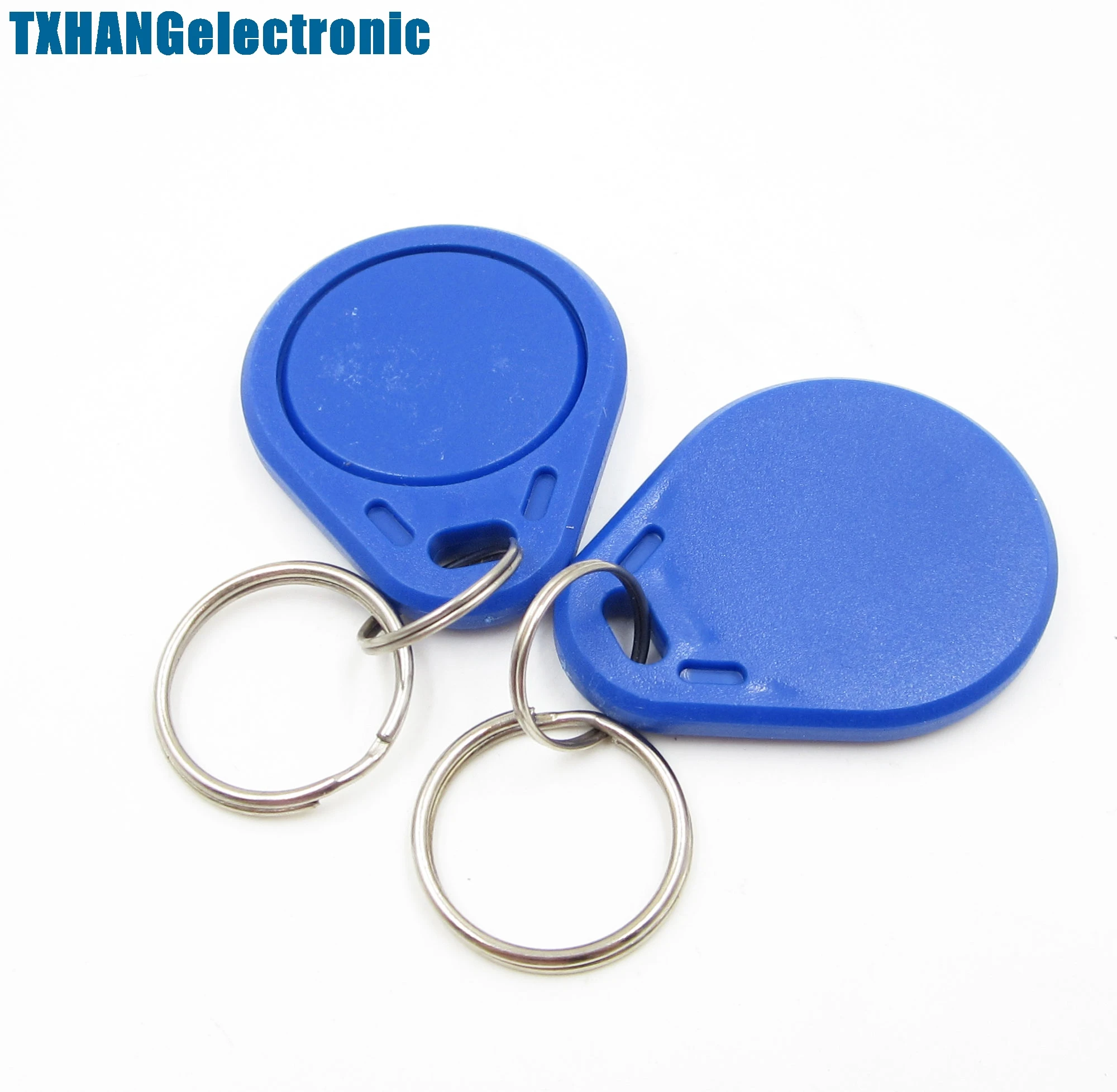 100PCS RFID IC Keyfobs Key Tags Token TAG Keychain 13.56MHz diy