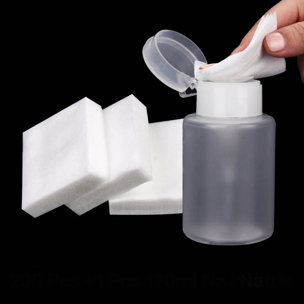 

Dmoley 900Pcs Lint-Free Napkins Nail Polish Remover Nail Cutton Pads Manicure Pedicure Gel Tools For Manicure Wipes Cotton Lint