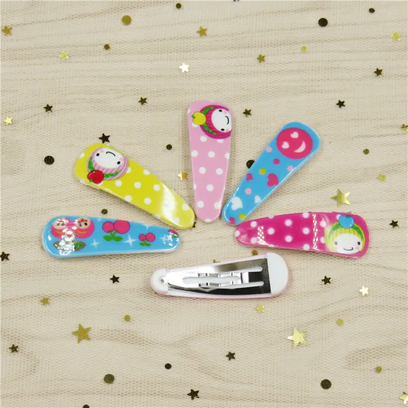 

10PCS/LOT colourful Girl Printing Hairpins Bow For Girl Bohemian Headband Clips Scrunchy Fashion Kid Hair Accessories For Women