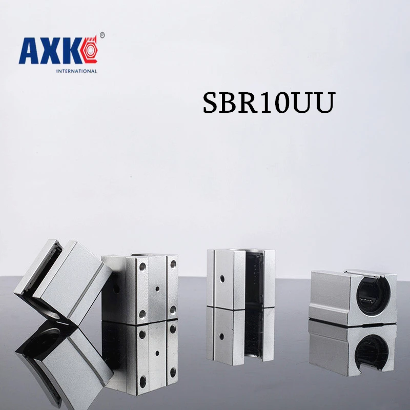 Axk 4 шт./лот Sbr10uu /sme10uu 10 мм вал Линейный шарикоподшипник блок Sbr для фрезерного