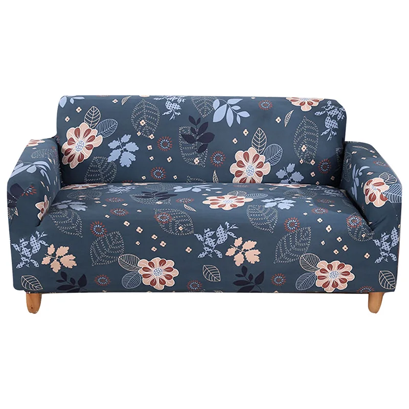 Чехол для дивана, эластичный чехол для дивана с принтом, чехол для дивана из спандекса, протектор для мебели для гостиной, кожа, L форма диванов - Цвет: Floral