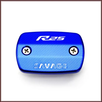

For YAMAHA YZFR25 YZF R25 YZF-R25 2014-2017 Motorcycle Front Brake Master Cylinder Reservoir Cover Cap with Logo