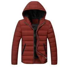 New 2016 Spring Winter Jacket Men Brand High Quality Down Cotton Men Clothes Outwearing Warm Jacket Coats Black Plus Size 4XL