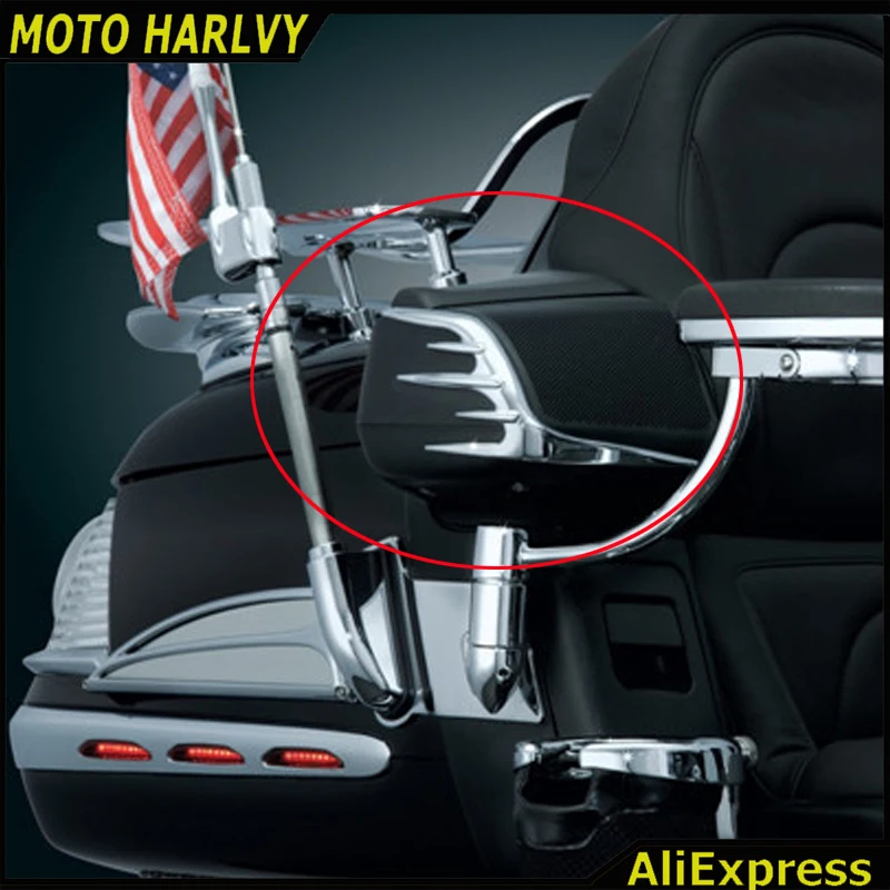 Верхняя отделка передней колонки для Honda GL1800 Goldwing 2006 2015 2012|honda goldwing speakers|honda gl1800
