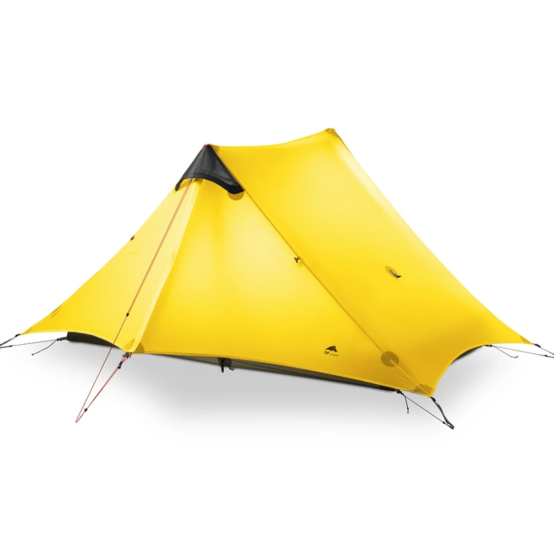 

2018 LanShan 2 3F UL GEAR 2 Person Oudoor Ultralight Camping Tent 3 Season Professional 15D Silnylon Rodless Tent 4 Season