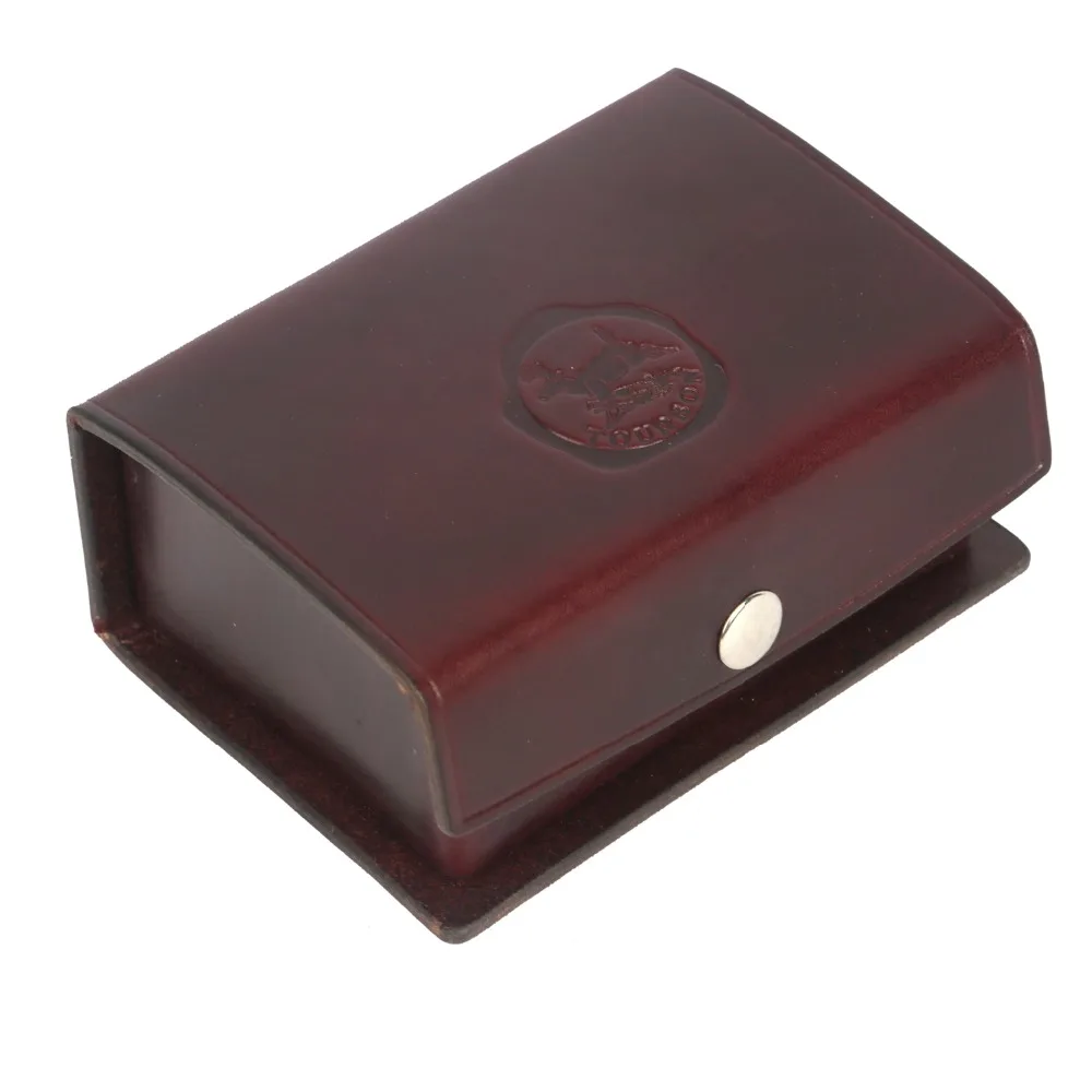 

Tourbon Hunting Accessories Gun Cleaning Kit Carrying Care Tools Case Pouch Genuine Leather Jewelry Box