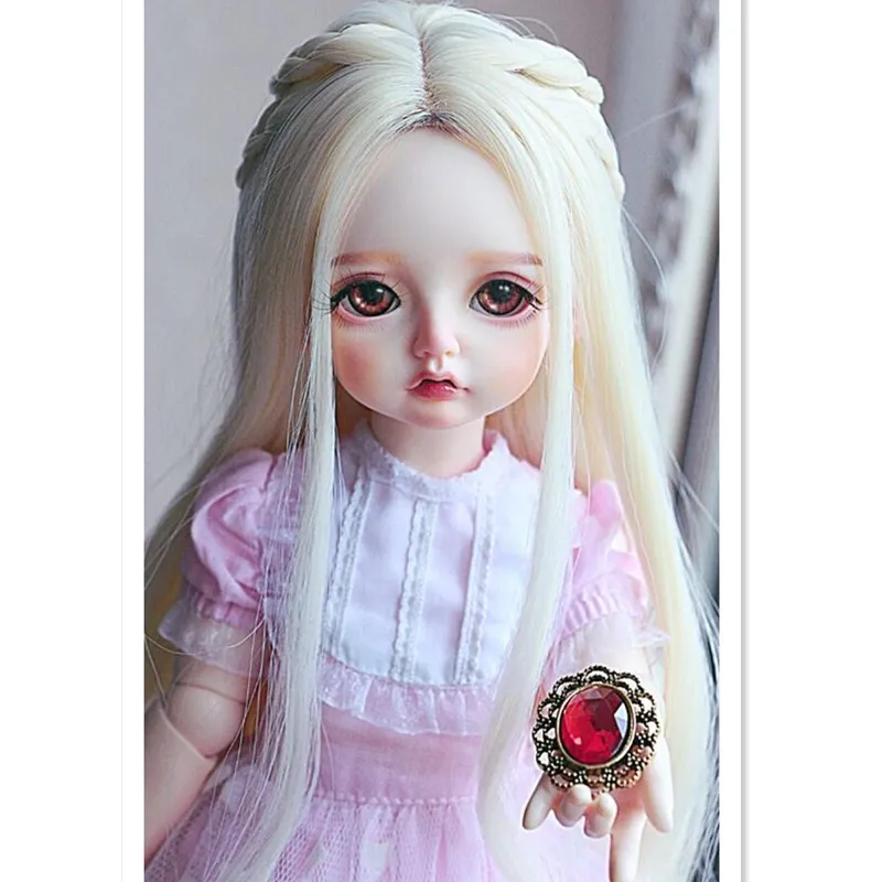 1/4 1/3 SD BJD куклы Wis высокая температура провода длинные волнистые BJD супер Dollfile волосы для куклы, горячие парик BJD Модная Кукла sories