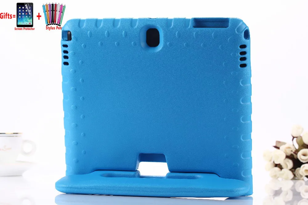 Детский чехол с ручкой для Samsung Galaxy Tab 4 T530 EVA 3 P5200 Note 10 1 2014 Edition P600 подставкой и