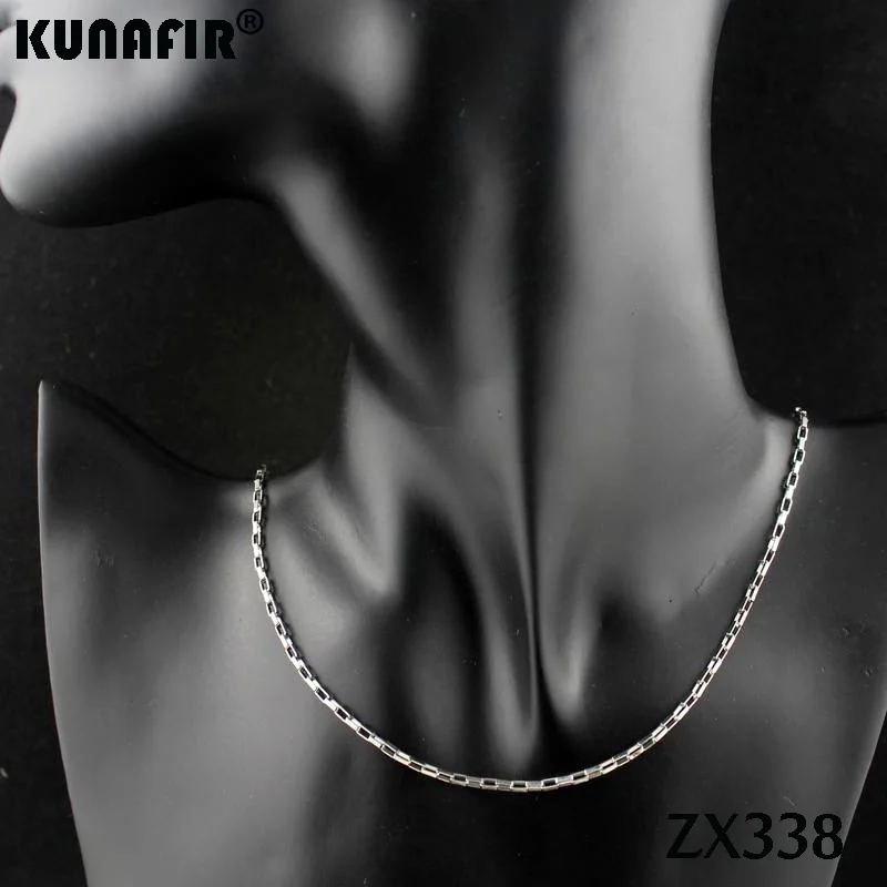 Цепочка Из Нержавеющей Стали длиной 14 38 дюймов 2 0 мм 20 шт.|box chain|chain stainlessstainless steel