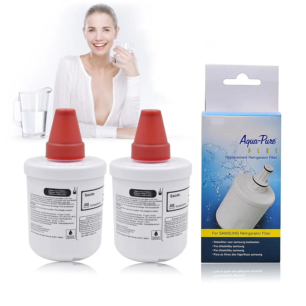 

Refrigerator Water Filter Replacement for Samsung DA29-00003G DA29-00003B, DA29-00003A Aqua-Pure Plus Water Purifier 2 Pcs/lot