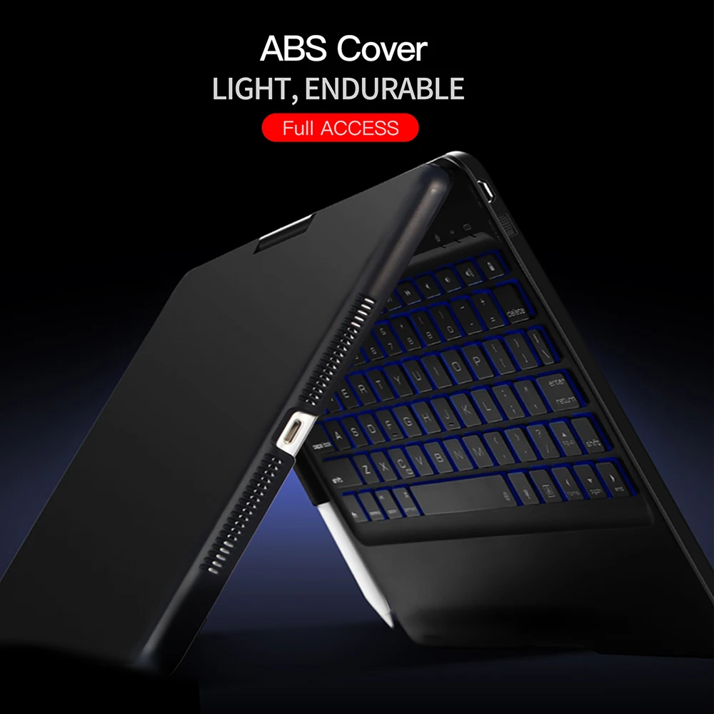  DUX DUCIS Wireless Keyboard Case for iPad air 2019 Bluetooth Smart Folding Tablet Cover for iPad ai