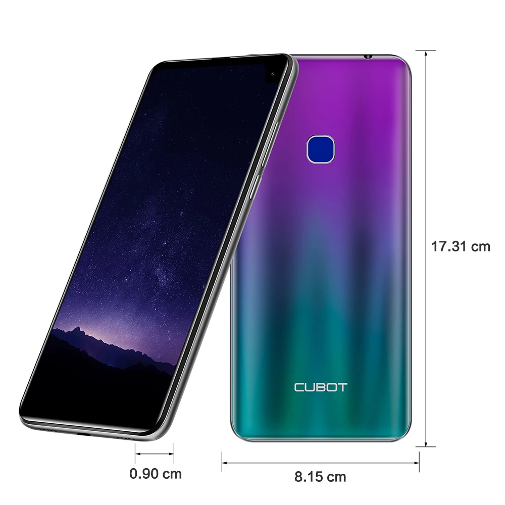 CUBOT MAX 2 4G Phablet 6 8 дюймов Android 9 Pie Восьмиядерный процессор MT6762 0 ГГц 4 Гб ОЗУ 64 ПЗУ МП