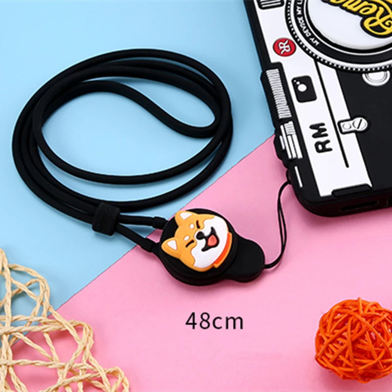 ريماكس الكرتون الحبل مزيج أحزمة هاتف المحمول العالمي الهاتف الحبل ل فون Xiaomi Samsang شحن مجاني
