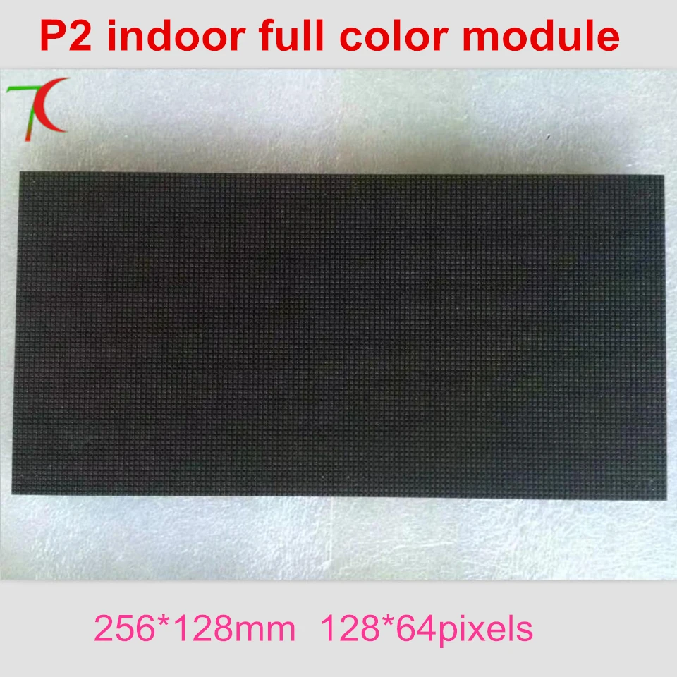 

P2 rgb indoor huge panel 32scan dot matrix led billboard full color led module hub75 smd led board ,256mm*128mm