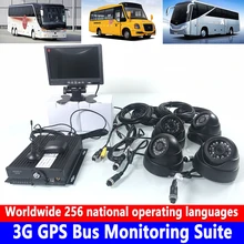 HD пиксель дистанционного видеонаблюдения SD карта хост мониторинга 3g gps автобус мониторинга комплект поезд/коммерческий автомобиль/пассажирский автомобиль