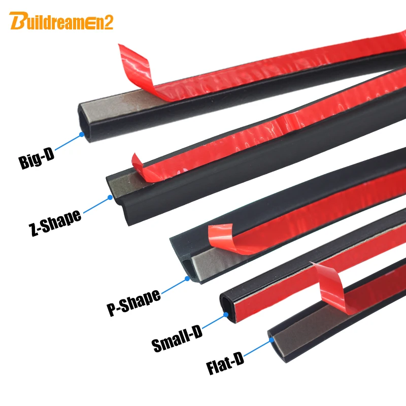 Buildreamen2 8 м 800 см стайлинга автомобилей уплотнения, прокладки уплотнительные пришитую уплотнитель Шум изоляции для двери автомобиля Гуд